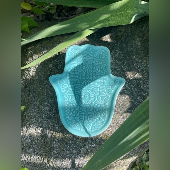 Hamsa Hand Trinket Dish - Picture 1 of 7